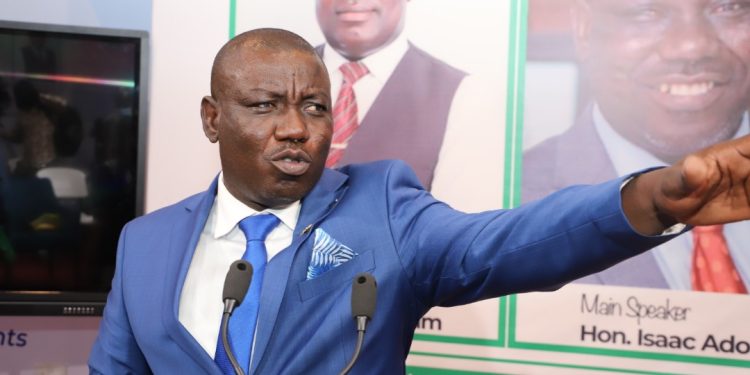 Mahama will not be selling mobile phones at Tiptoe lane for GHC1 when elected into office – Isaac Adongo