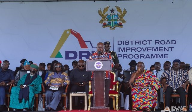 President Akufo-Addo launches district road improvement programme to improve rural road networks
