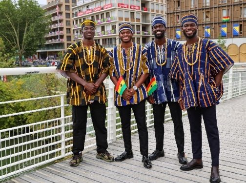 Team Ghana adorned in spectacular traditional smock for Paris Olympics opening ceremony