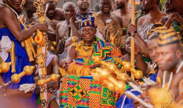 Arrival of Otumfuo at Akwasidae with Golden Stool to climax his 25th Anniversary on May 12 , 2024