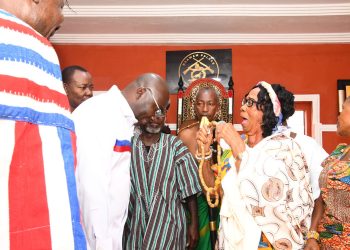Dr Bawumia enstooled Ntentankesehene by Nsawamhene