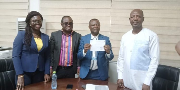 AAMUSTED heeds to Otumfuo’s call donate GHC 40,000 to support Heal Komfo Anokye Project (HeKAP).