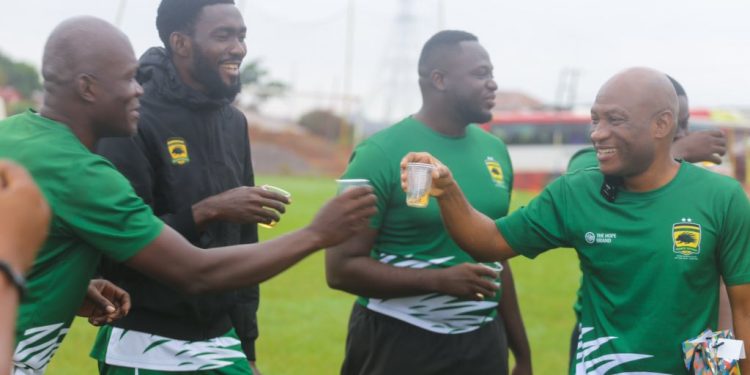 Kotoko head coach Ogum returns to training after recovery from surgery