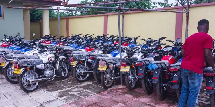 E/R: Asiedu Nketia donates motorbikes to boost NDC campaign