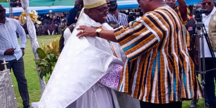 Mahama attends episcopal ordination of new catholic bishop for Wa