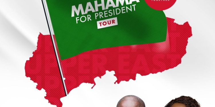 Mahama begins 2024 campaign in the Upper East region