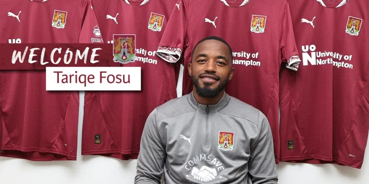 OFFICIAL: English League One side Northampton Town sign Ghanaian winger Tariqe Fosu