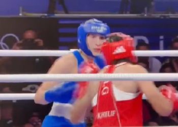 Boxer tearfully quits Olympic fight after punch by opponent who failed gender eligibility test