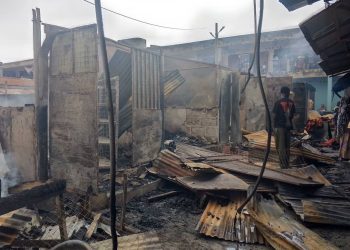 Kumasi: Destructive fire razes 40 shops at Kwadaso main market