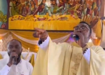 Catholic Priest apologizes after leading congregation in singing King Paluta’s “Aseda” in church