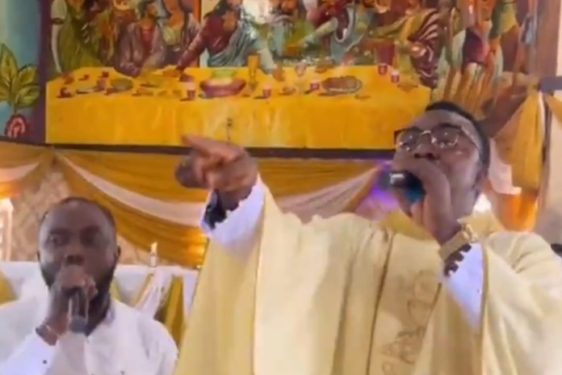 Catholic Priest apologizes after leading congregation in singing King Paluta’s “Aseda” in church