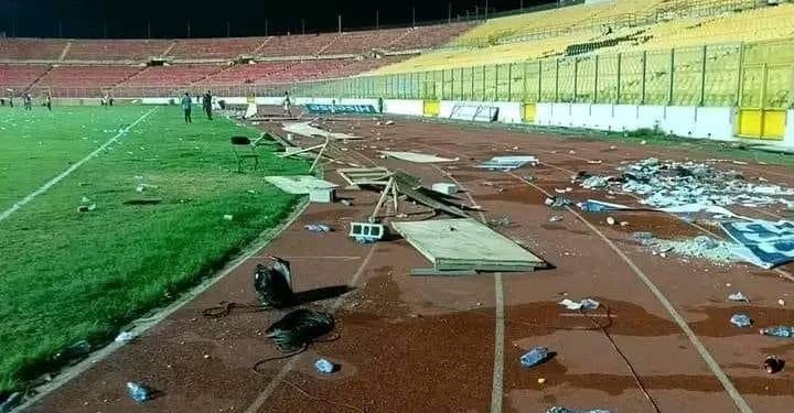 Fans vandalize property at Baba Yara Stadium after Ghana’s loss to Angola