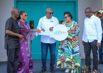 John Mahama inaugurates Lordina Foundation Maternity & Children’s ward at Nkoranza Health Centre
