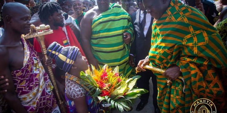 Otumfuo Storms Cape Coast