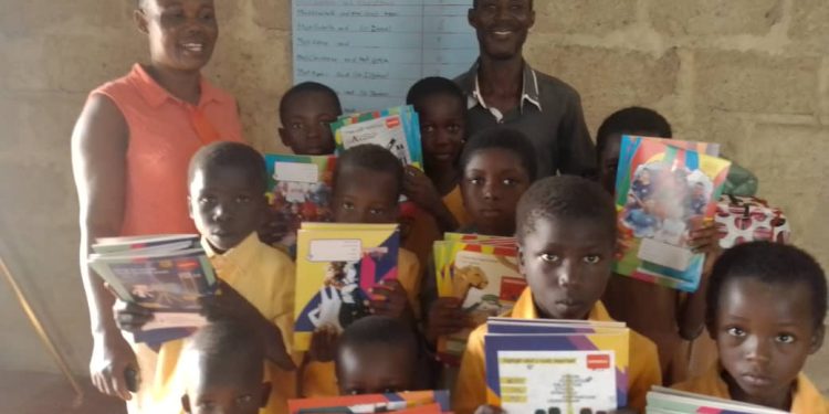 Kofi Adade Foundation donates educational materials to Schools in four MMDAs