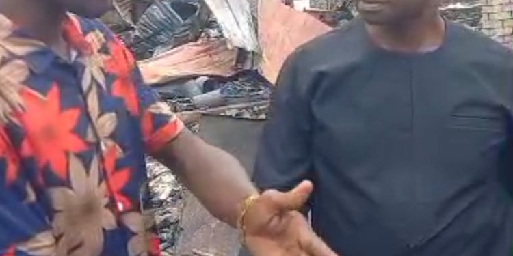 4 burnt alive in multiple wooden structures