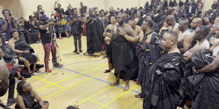 Otumfuo swears in Nana Owusu Ababio as Asantefuohene of Denver, USA