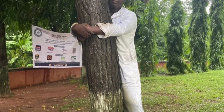 Ghanaian Guinness record holder elevates tree-hugging feat to Marathon status