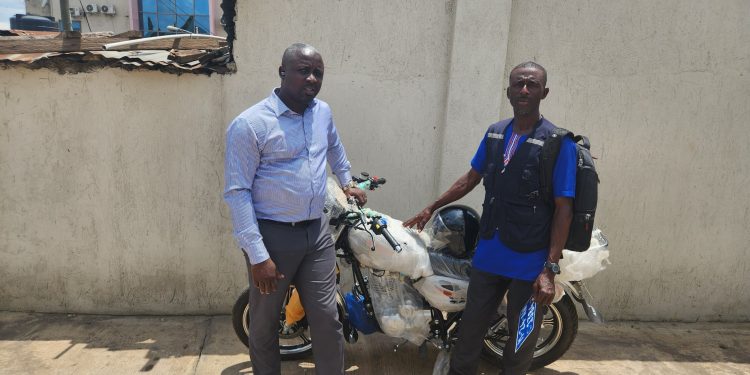 A/R: NPP Youth organizer boosts campaign efforts with motorbike donation