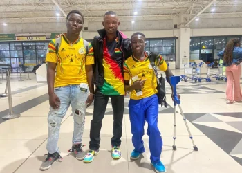 Two Ghana Wheelchair Tennis Junior Players depart for an ITF Junior Tournament