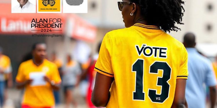 Alan as number 13 on the ballot and the relevance of item 13 to the KNUST ,Legon and UCC students in the late 90s and early 2000s