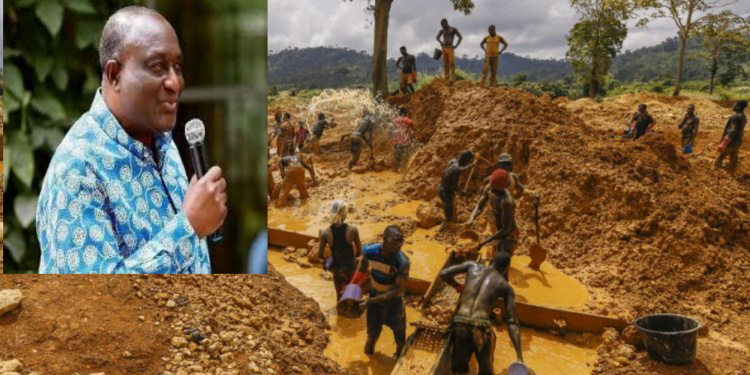 Alan Kyerematen called for an immediate one-year ban on all small-scale mining