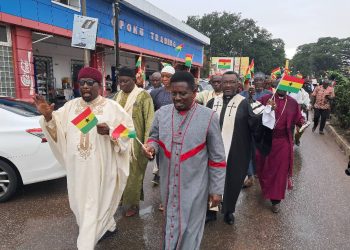Clerics march in rain for electoral transparency in Kumasi