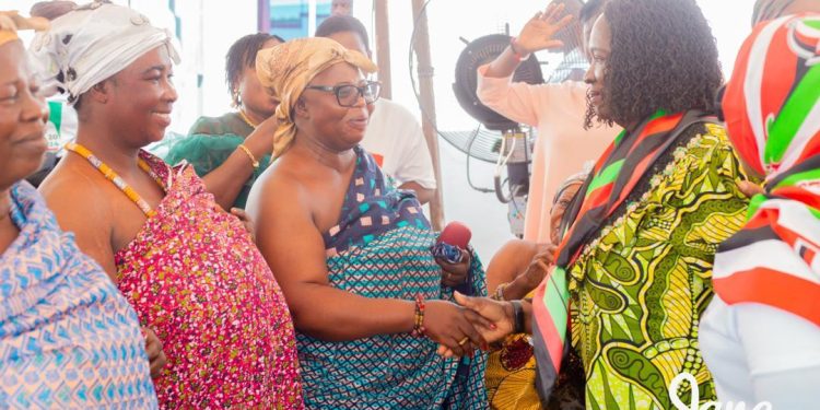 Prof. Opoku-Agyemang interacts with Queen Mothers in Sunyani West