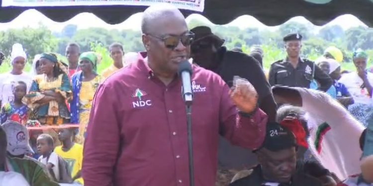 Mahama pledges to tackle armed robbery, restore economy if elected President