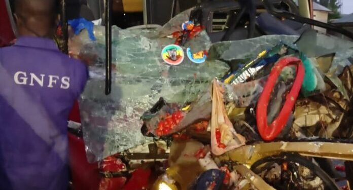 Six killed in tragic accident on Accra-Kumasi Highway