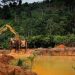 Video: DRIP machine stuck in Galamsey pit in Andy Appiah-Kubi’s Constituency