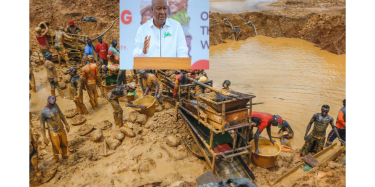 Mahama unveils tough plan to combat Galamsey, Pledges accountability and environmental protection