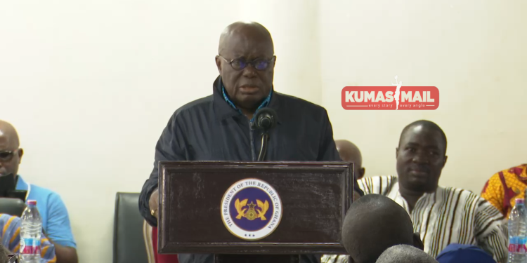 Akufo-Addo urges North East region to unite behind Dr. Bawumia as next President
