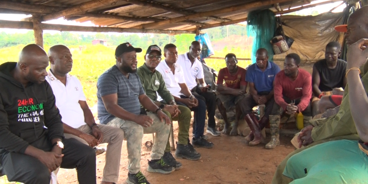 NDC storm mining sites in Ashanti with campaign, reiterate Mahama’s commitment to responsible small-Scale mining