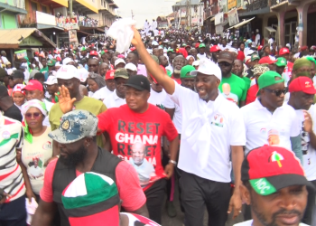 Thousands walk with Muntaka in Asawase