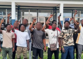 Police arrest 26 people for brandishing and indiscriminate firing of Toy Guns in a public Place