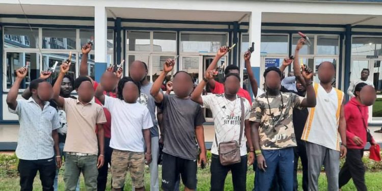Police arrest 26 people for brandishing and indiscriminate firing of Toy Guns in a public Place