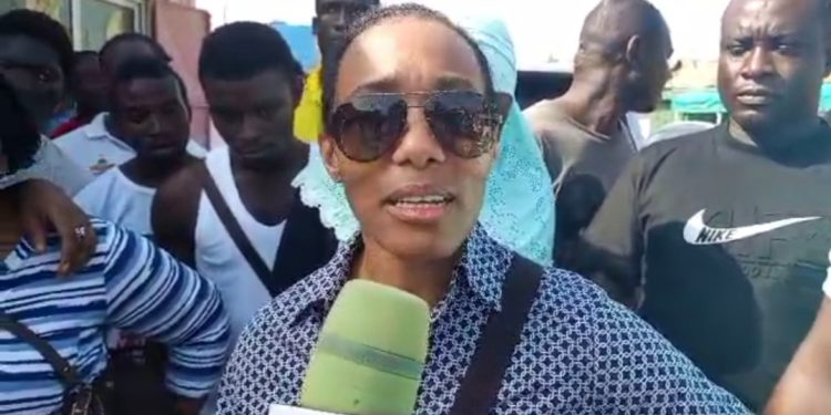 Zanetor Agyeman-Rawlings visits Adabraka after daylight armed robbery incident