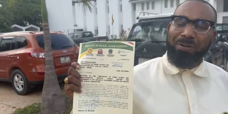 Private Schools drags Government to CHRAJ over unfair 30% priority placement policy for Public schools