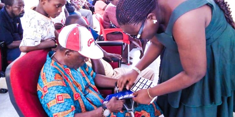 Electoral Commission trains visually impaired on tactile voting jackets ahead of Dec. 7 Polls