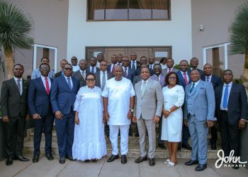 Executive Presbytery of the Assemblies of God Church pays a courtesy call on the president-elect, John Mahama