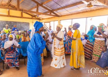 Gambaga ‘witches’ camp women lauded Mrs Lordina  Mahama and her Lordina Foundation