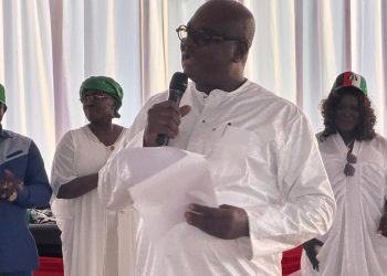NDC’s campaign Chairman for Zone two in Ashanti region Kojo Bonsu calls for unity and gratitude during victory party