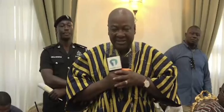 President-elect Mahama- visit  Yegbonwura vows to work tirelessly for a better Ghana