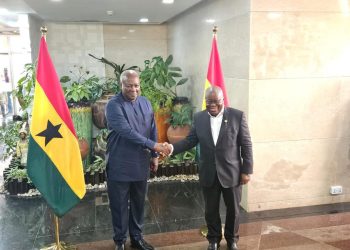 President-elect John Dramani Mahama Meet President Nana Akufo Addo at Jubilee house