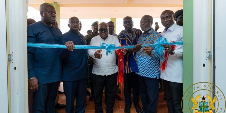 Akufo Addo commissions 250-bed Ashanti regional hopspital and infectious disease centers at Sewua and Chirapatre