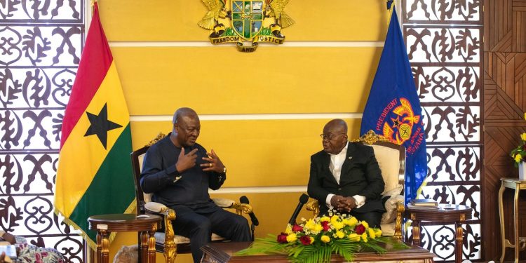 Video: Thank you for a cordial, smooth transition – Mahama to Akufo-Addo