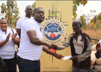 ATASS 96 year group foundation supports 85-Year-old block molder in Kumasi