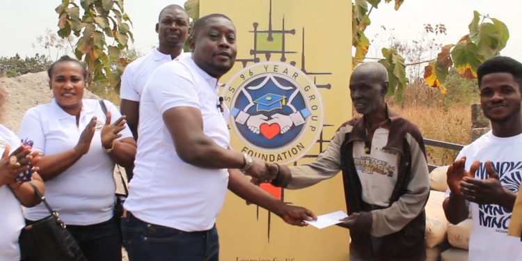 ATASS 96 year group foundation supports 85-Year-old block molder in Kumasi