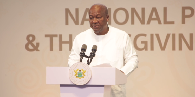 President Mahama revealed temporary solution to address feeding crisis in SHS